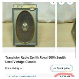 P - ZENITH TRANSISTOR PORTABLE RADIO (A134)