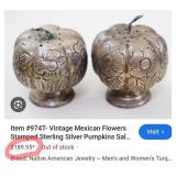 P - PAIR OF SIVER S&P SHAKERS (MEXICO) (B39)