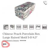 P - CHINESE PORCELAIN TRINKET BOX (A32)