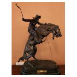 Frederic Remington THE BRONCO BUSTER Bronze Statue