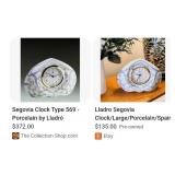 P - LLADRO PORCELAIN CLOCK (A25)