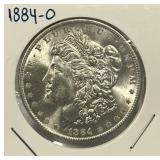 S - 1884-O MORGAN SILVER DOLLAR (17)