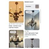 P - VINTAGE CHANDALIER (B101)