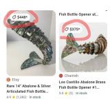 P - VINTAGE ARTICULATED FISH-SHAPED BOTTLE OPENER