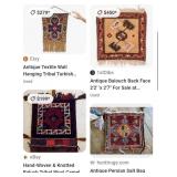 P - HAND WOVEN TEXTILE WALL HANGING (M15)