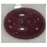 13.78CT CABOCHON RUBY GEMSTONE