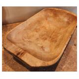 P - WOODEN TRAY 21X12" (R11)