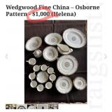 P - WEDGWOOD BONE CHINA DISHWARE (B99)