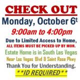 AUCTION PICK UP DAY & HOURS