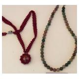 P - 2 PIECES COSTUME JEWELRY (J10)