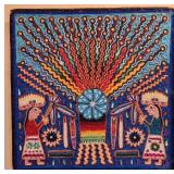 P - HUICHOL YARN ART 12"SQ (R5)