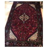 P - 100% WOOL PERSIAN RUG 80X52" (A110)