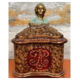 303 - ANTIQUE-STYLE DECORATIVE BOX (D94)