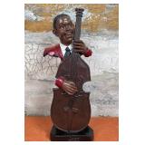 303 - JAZZ MUSICIAN FIGURINE WITH BASS