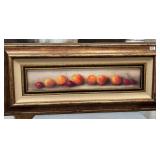 303 - APRICOTS & CHERRIES FRAMED ART (P1)