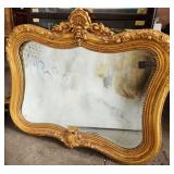 303 - WALL MIRROR IN ORNATE FRAME 32X38" (Q14)
