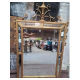 303 - ORNATE GOLD FRAMED WALL MIRROR