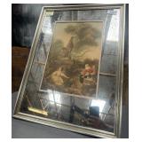 303 - FRAMED CLASSICAL ROMANTIC SCENE PRINT