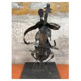 303 - CHELLIST SCULPTURE 15"T (D50)