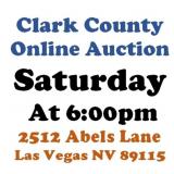 WELCOME TO OUR SAT. @6pm ONLINE PUBLIC AUCTION