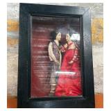 303 - SET OF KOREAN TRADITIONAL DOLLS IN SHADOWBOX
