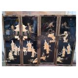 303 - 4-PANEL ASIAN ARTWORK 32X12"EA PANEL (P103)