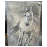303 - WHITE HORSE ARTWORK 36X48" (P54)