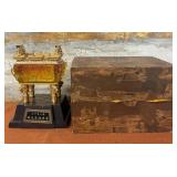 303 - VINTAGE INCENSE BURNER & KEEPSAKE BOX (D123)