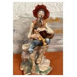 303 - PORCELAIN FIGURINE 9"T (D83)