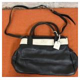 303 - KATE SPADE BLACK LEATHER HANDBAG