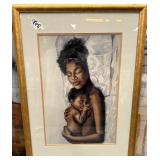 303 - KENNETH GATEWOOD ART FRAMED 10X30" (P10)