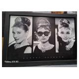303 - FRAMED AUDREY HEPBURN PHOTO PRINT