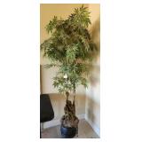 11 - FAUX TREE IN PLANTER POT 81"T (H23)