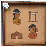 315 - FRAMED ART 25"SQ (F15)