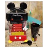 11 - DISNEY MICKEY HOUSE POPCORN MACHINE W/CUPS