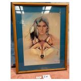 315 - MARIE BUCHFINK ART FRAMED 28X23" (F6)