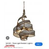 11 - VERALUZ FLOW 3-LIGHT PENDANT LIGHT