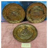 311 - 3 PIECES VINTAGE WALL DECOR (F24)