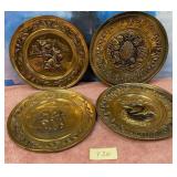 311 - 4 PIECES VINTAGE WALL DECOR (F26)