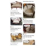 11 - FRENCH ROCOCO STYLE BERGERE CHAIR / SETTEE