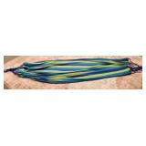 11 - GREEN & BLUE HAMMOCK 118"