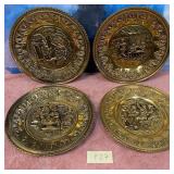 311 - 4 PIECES VINTAGE WALL DECOR (F27)