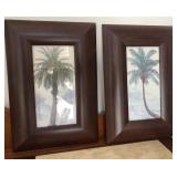 310 - 2 PIECES C.K. McKINLEY ART FRAMED 10X15"