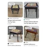 11 - ACCENT TABLE W/ TILE TOP