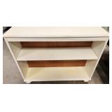 11 - PAINTED WHITE BOOKCASE 30X40"