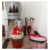 310 - PORCELAIN PLATES, ANGEL, COOKIE JAR, MORE