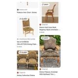 11 - KREISS COLLECTION DINING TABLE W/ 6 CHAIRS