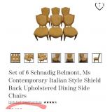 11 - BEAUTIFUL WOOD DINING TABLE W/6 CHAIRS