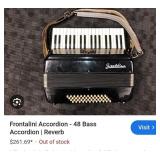 311 - VINTAGE FONTALINI ACCORDIAN (J58)