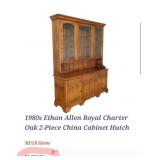 11 - ETHAN ALLEN CHINA HUTCH